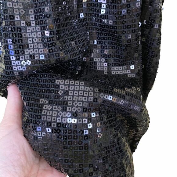 Karen Kane Black Sequined Dress Size Small - Picture 6 of 8
